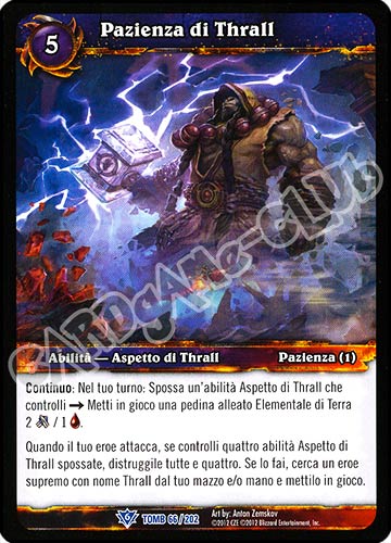 Pazienza di Thrall rara (IT) -NEAR MINT-