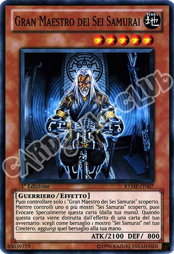 RYMP-IT087 Gran Maestro dei Sei Samurai comune 1a Edizione (IT) -NEAR MINT-