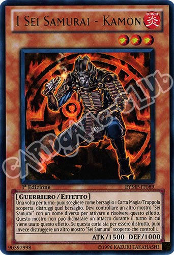 RYMP-IT089 I Sei samurai - Kamon ultra rara 1a Edizione (IT)  -GOOD-