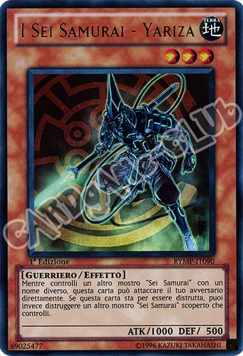 RYMP-IT090 I Sei Samurai - Yariza ultra rara 1a Edizione (IT)  -GOOD-