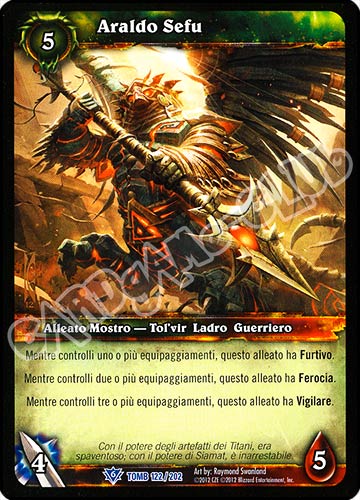 Araldo Sefu rara (IT) -NEAR MINT-