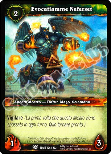 Evocafiamme Neferset comune (IT) -NEAR MINT-