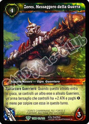 Zores, Messaggero della Guerra non comune (IT) -NEAR MINT-