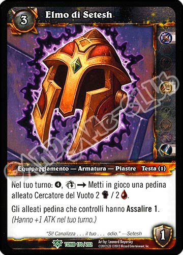 Elmo di Setesh non comune (IT) -NEAR MINT-