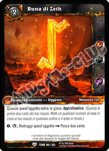 Runa di Zeth comune (IT) -NEAR MINT-