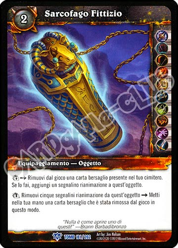 Sarcofago Fittizio rara (IT) -NEAR MINT-