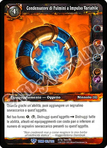 Condensatore di Fulmini a Impulso Variabile rara (IT) -NEAR MINT-