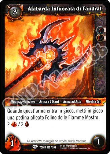 Alabarda Infuocata di Fandral comune (IT) -NEAR MINT-
