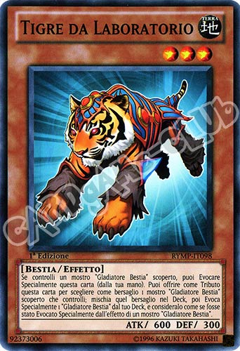 RYMP-IT098 Tigra da Laboratorio comune 1a Edizione (IT) -NEAR MINT-
