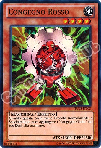 TU08-IT003 Congegno Rosso super rara (IT) -NEAR MINT-