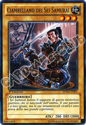 SDWA-IT001 Ciambellano dei Sei Samurai comune 1a Edizione (IT) -NEAR MINT-