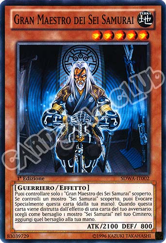 SDWA-IT002 Gran Maestro dei Sei Samurai comune 1a Edizione (IT) -NEAR MINT-