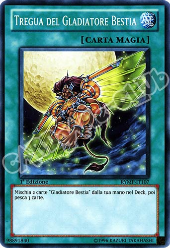 RYMP-IT107 Tregua del Gladiatore Bestia comune 1a Edizione (IT) -NEAR MINT-