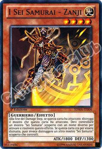 SDWA-IT004 I Sei Samurai - Zanji comune 1a Edizione (IT) -NEAR MINT-