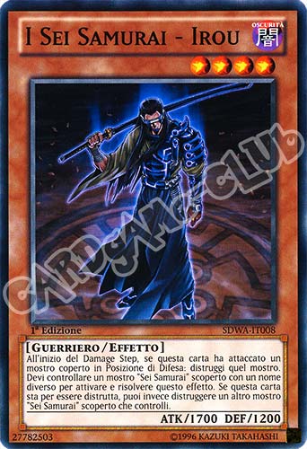 SDWA-IT008 I Sei Samurai - Irou comune 1a Edizione (IT) -NEAR MINT-