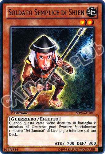 SDWA-IT010 Soldato Semplice di Shien comune 1a Edizione (IT) -NEAR MINT-