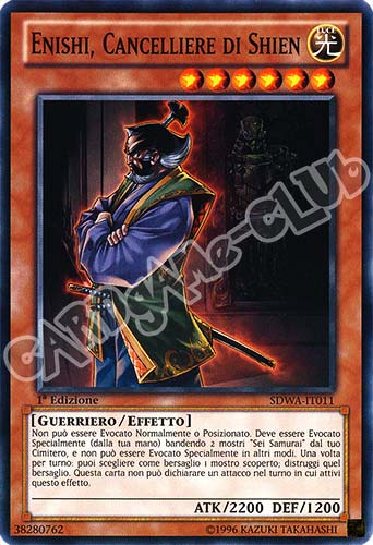 SDWA-IT011 Enishi, Cancelliere di Shien comune 1a Edizione (IT) -NEAR MINT-
