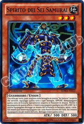 SDWA-IT012 Spirito dei Sei Samurai comune 1a Edizione (IT) -NEAR MINT-