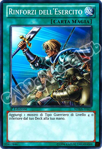 SDWA-IT025 Rinforzi dell'Esercito comune 1a Edizione (IT)  -GOOD-