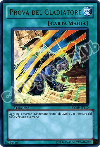 RYMP-IT110 Prova del Gladiatore ultra rara 1a Edizione (IT)  -GOOD-