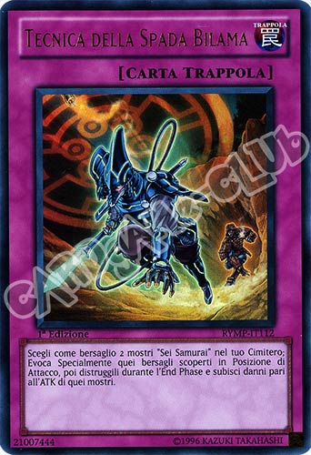 RYMP-IT112 Tecnica della Spada Bilama ultra rara 1a Edizione (IT) -GOOD-