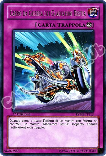 RYMP-IT113 Carro da Guerra dei Gladiatori Bestia rara 1a Edizione (IT) -NEAR MINT-