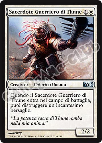 039 / 249 Sacerdote Guerriero di Thune non comune (IT) -NEAR MINT-