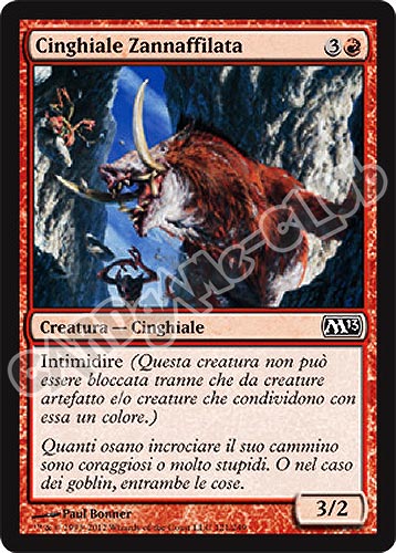 121 / 249 Cinghiale Zannaffilata comune (IT) -NEAR MINT-