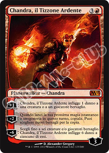 123 / 249 Chandra, il Tizzone Ardente rara mitica (IT) -NEAR MINT-