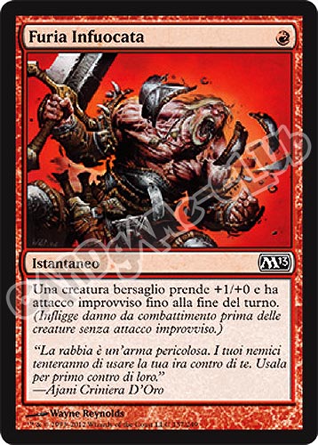 137 / 249 Furia Infuocata comune (IT) -NEAR MINT-