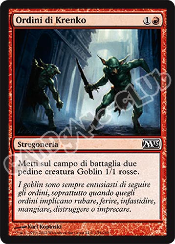 139 / 249 Ordini di Krenko comune (IT) -NEAR MINT-