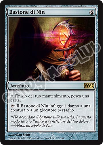 217 / 249 Bastone di Nin rara (IT) -NEAR MINT-