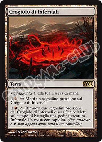 226 / 249 Crogiolo di Infernali rara (IT) -NEAR MINT-
