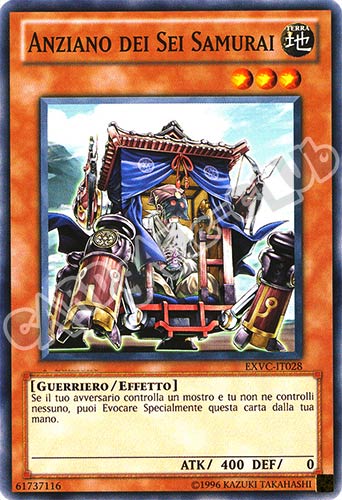 EXVC-IT028 Anziano dei Sei Samurai comune Unlimited (IT) -NEAR MINT-