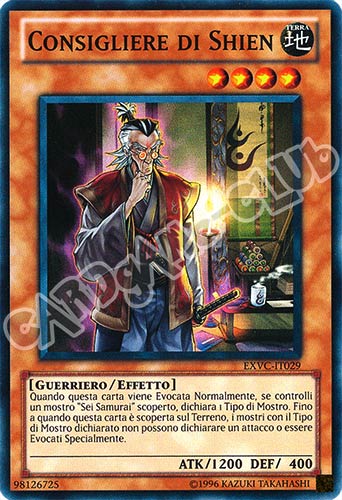EXVC-IT029 Consigliere di Shien super rara Unlimited (IT) -NEAR MINT-