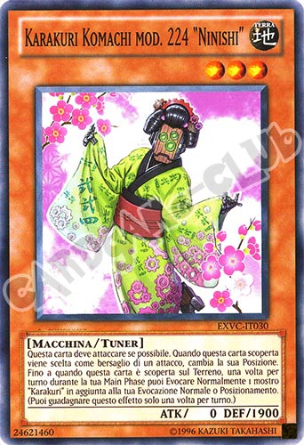 EXVC-IT030 Karakuri Komachi Mod.224 "Ninishi" comune Unlimited (IT) -NEAR MINT-