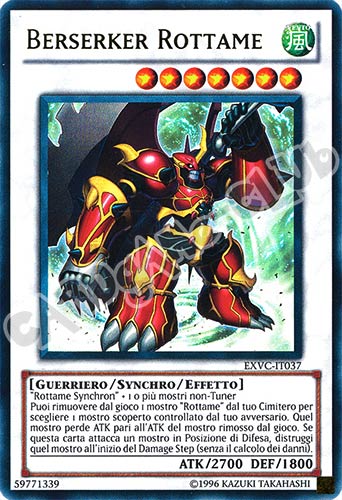 EXVC-IT037 Berserker Rottame ultra rara Unlimited (IT) -NEAR MINT-