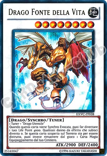 EXVC-IT038 Drago Fonte della Vita ultra rara Unlimited (IT) -NEAR MINT-