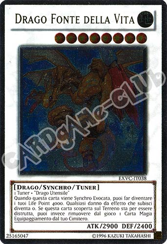 EXVC-IT038 Drago Fonte della Vita rara ultimate Unlimited (IT) -NEAR MINT-