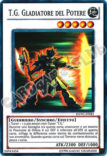 EXVC-IT041 T.G. Gladiatore del Potere super rara Unlimited (IT) -NEAR MINT-
