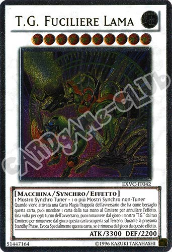 EXVC-IT042 T.G. Fuciliere Lama rara ultimate Unlimited (IT) -NEAR MINT-