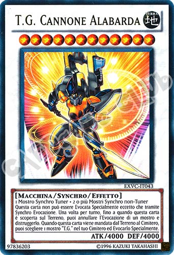 EXVC-IT043 T.G. Cannone Alabarda ultra rara Unlimited (IT) -NEAR MINT-