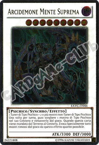 EXVC-IT044 Arcidemone Mente Suprema rara ultimate Unlimited (IT) -NEAR MINT-