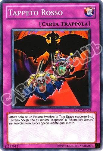 EXVC-IT063 Tappeto Rosso comune Unlimited (IT) -NEAR MINT-