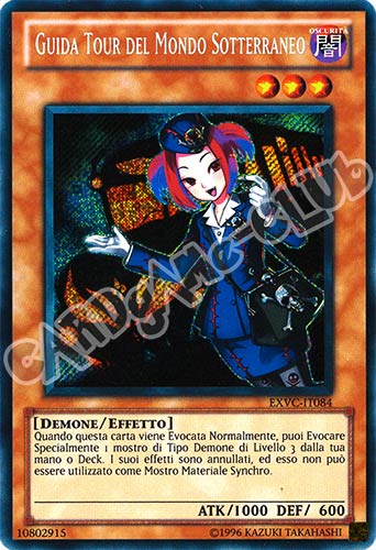 EXVC-IT084 Guida Tour del Mondo Sotterraneo rara segreta Unlimited (IT) -NEAR MINT-