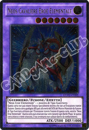 EXVC-IT093 Neos Cavaliere Eroe Elementale rara ultimate Unlimited (IT) -NEAR MINT-