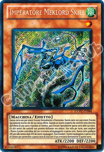 EXVC-IT094 Imperatore Meklord Skiel rara segreta Unlimited (IT) -NEAR MINT-