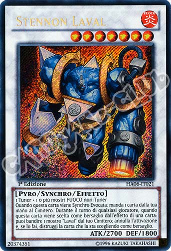 HA06-IT021 Stennon Laval rara segreta 1a Edizione (IT) -NEAR MINT-