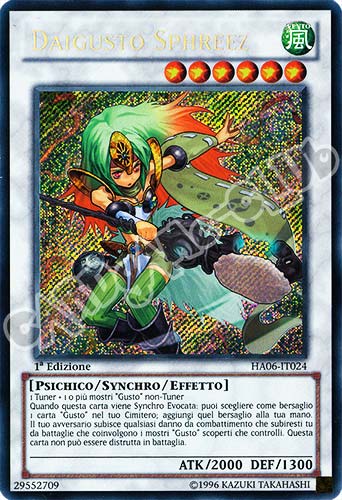 HA06-IT024 Daigusto Sphreez rara segreta 1a Edizione (IT) -NEAR MINT-
