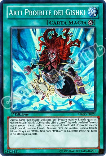 HA06-IT027 Arti Proibite dei Gishki super rara 1a Edizione (IT) -NEAR MINT-